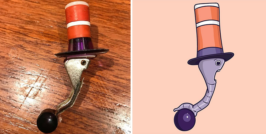 Popper The Squirmy Wine Stopper