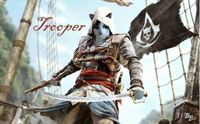 Pirate Altaïr Trooper Ibn-La'ahad From Assassins Creed Video Game