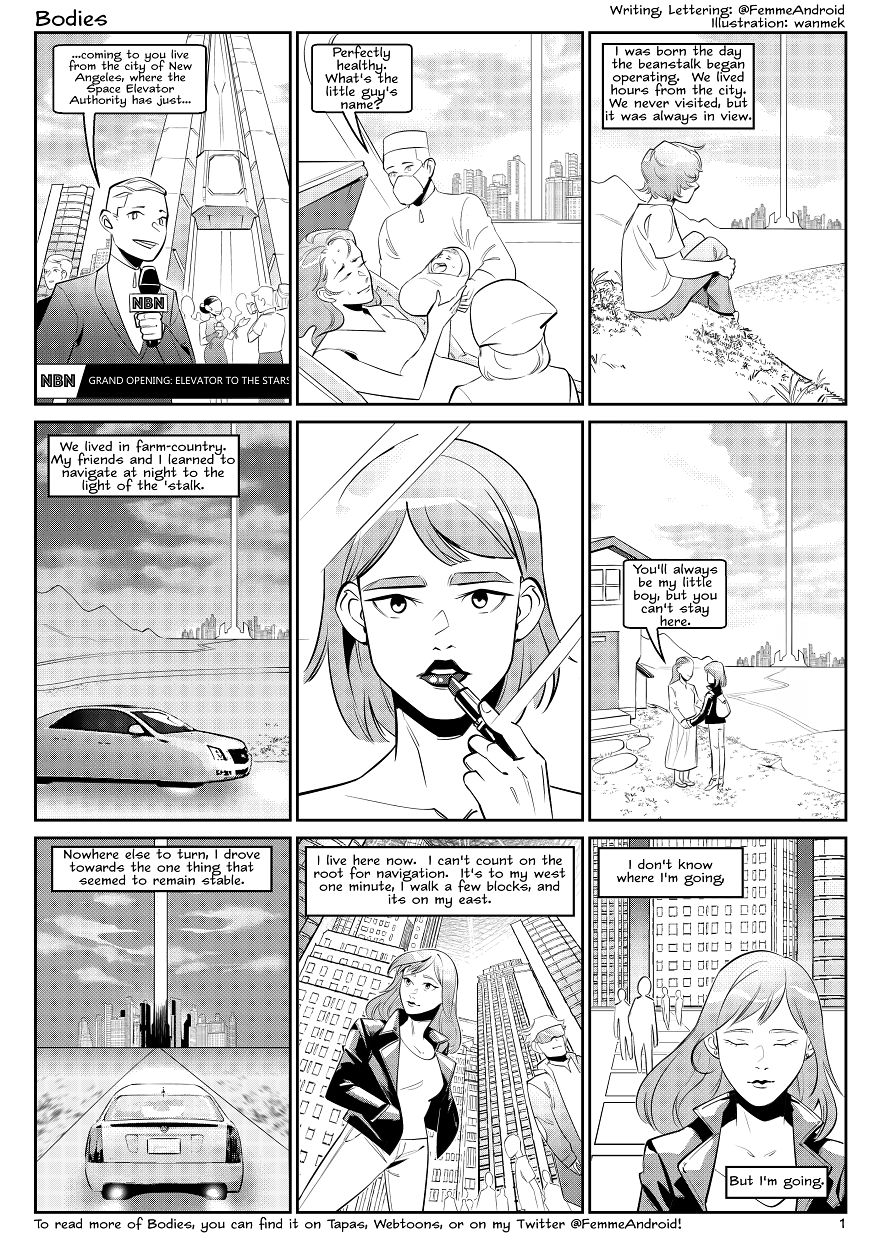 I Wrote This Cyberpunk Comic About A Synth-Mod Maker