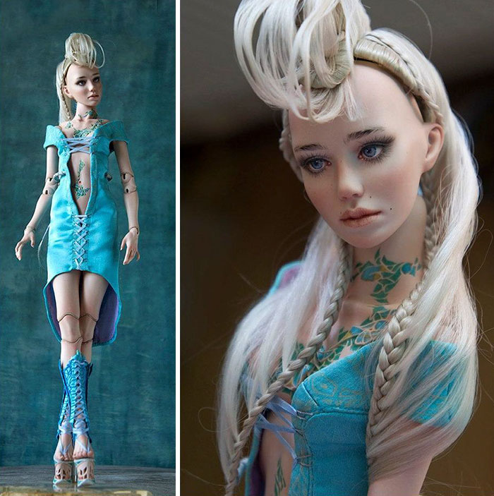 Russian Couple Make Realistic Dolls That Will Make You Believe They Are Mini Human