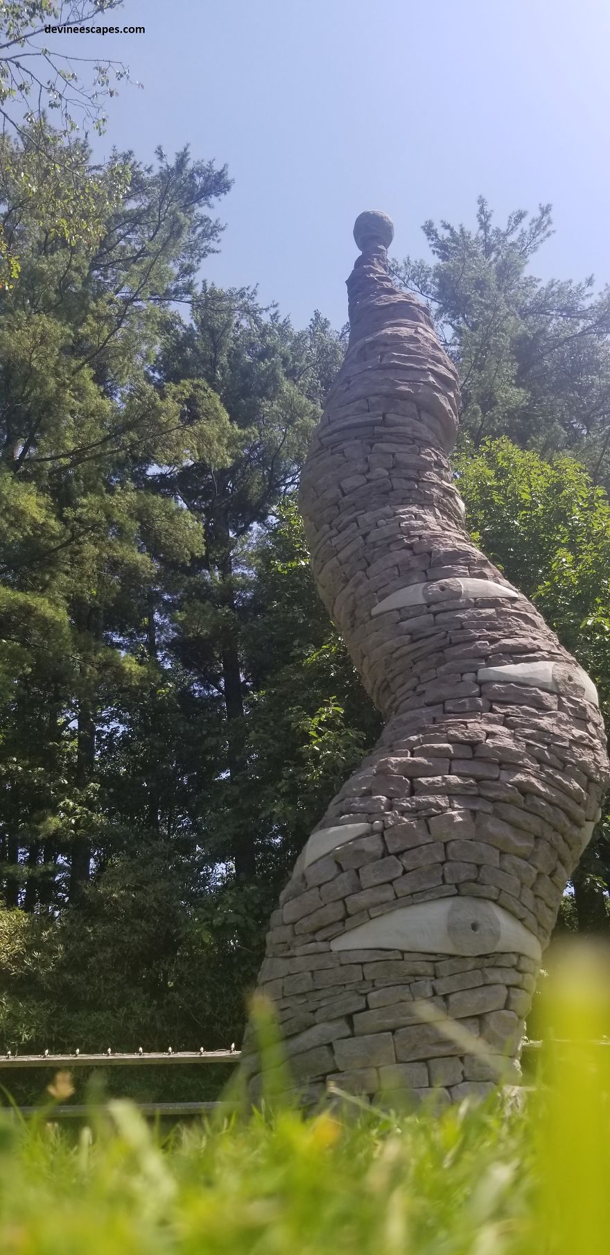 I Built A Seven Foot-Plus Tall Tentacle, With Eyes All Over, From Pieces Of Stone