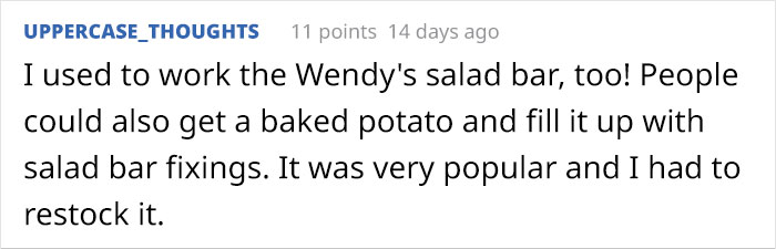 Guy Exploits Wendy's All-you-can-eat Buffet By Making A Foot-Tall Cucumber Bowl, Gets Rewarded By A Manager