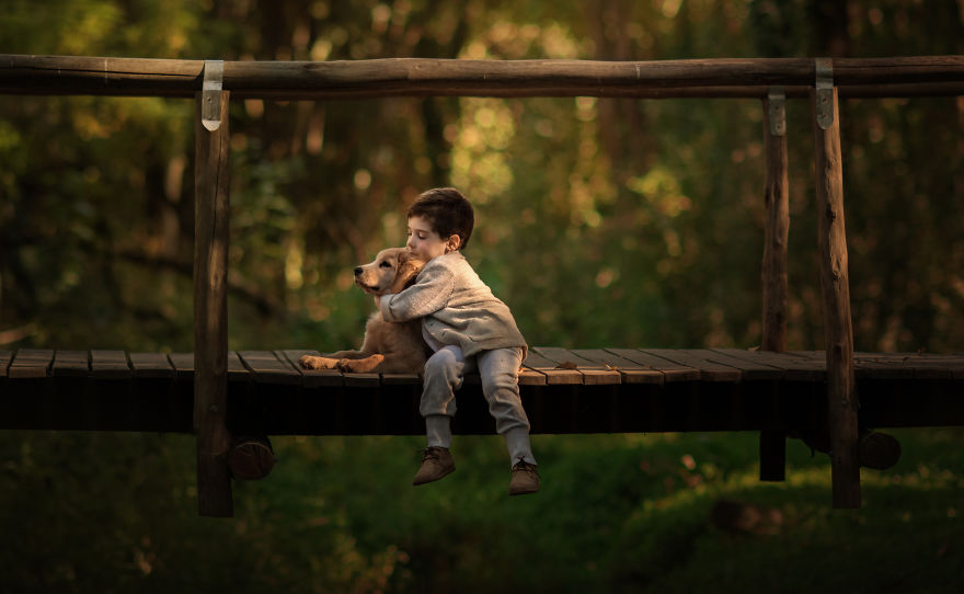 16 Pics Of The Adventures Of Our Son And Our New Dog Nana Captured From The Moment They Met