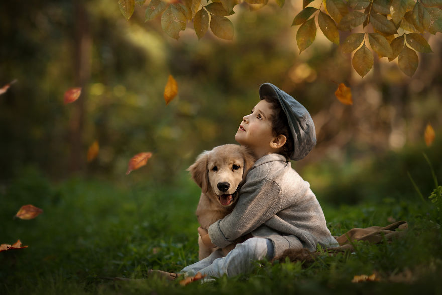 16 Pics Of The Adventures Of Our Son And Our New Dog Nana Captured From The Moment They Met