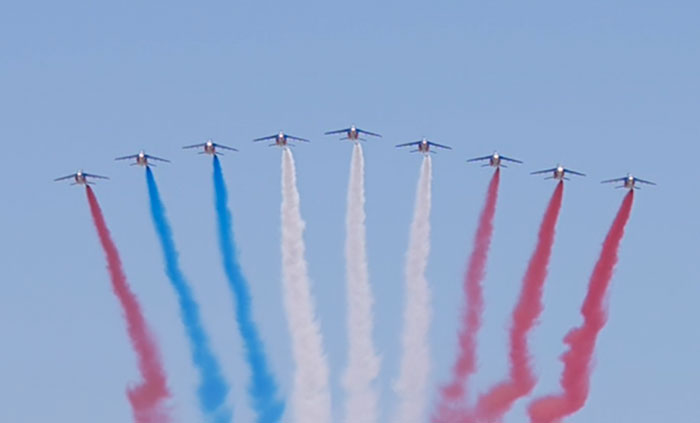 Filled Up The Smoke Generator For The Patrouille De France, Boss