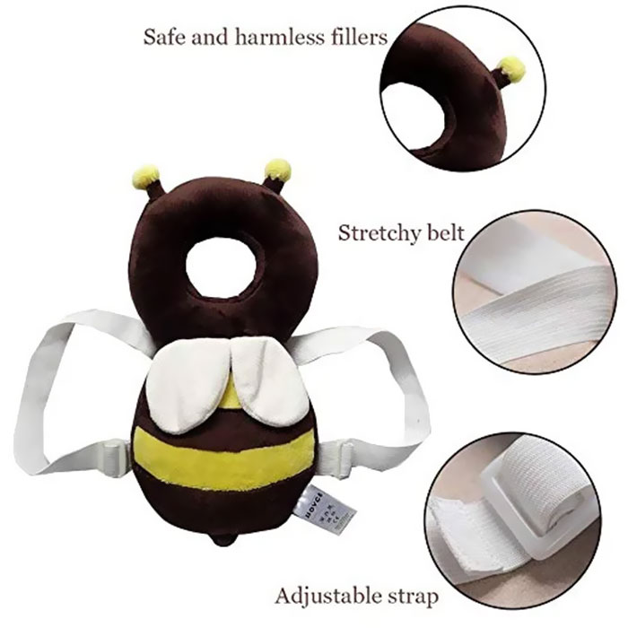 These Adorable Animal-Shaped Backpacks For Babies Protect Their Heads If They Fall Over