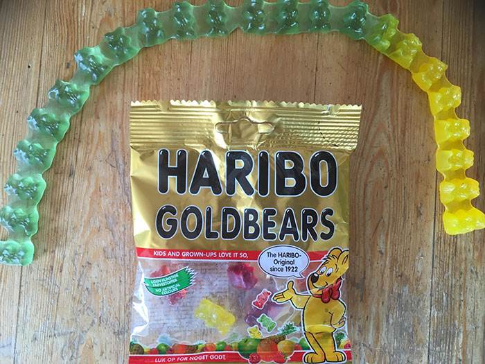 These Gummy Bears Came Stuck Together In The Bag