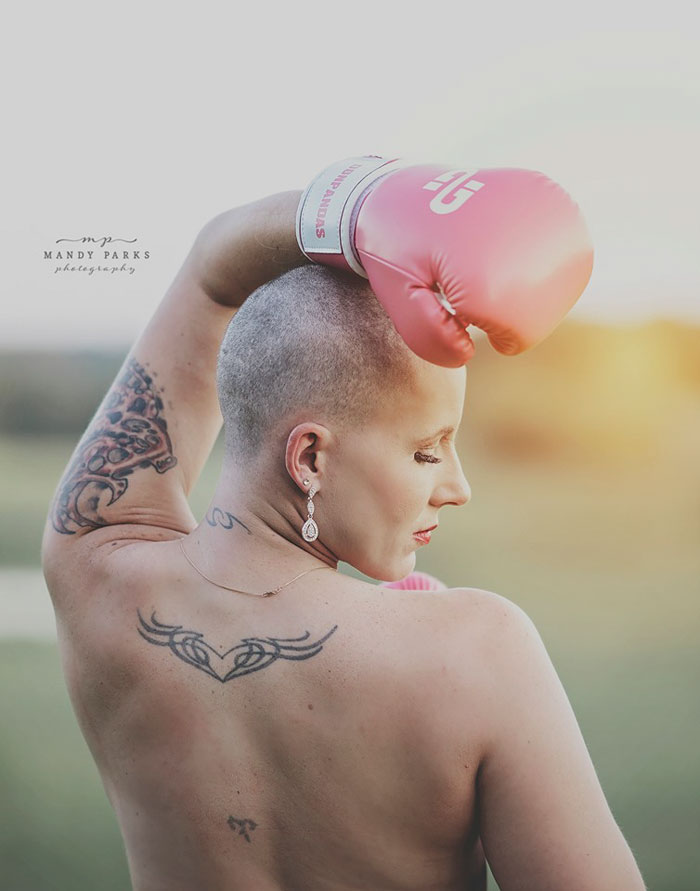 Raw Photoshoot Of Woman Preparing To Battle Breast Cancer As Husband Shaves Off Her Hair Goes Viral