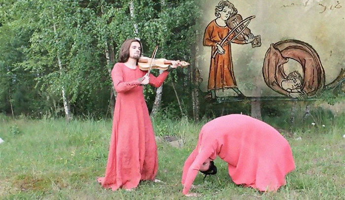 These Czech Students Recreate Scenes From Medieval Books, And They’re Hilariously Strange (15 Pics)