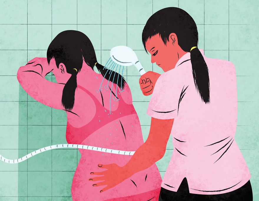 I Make Mother-Baby Art Featuring Doulas And Midwives