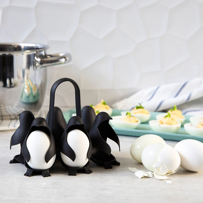 Meet 'Egguins', The Awesome New Kitchen Invention That Makes Boiling Eggs Easy And Fun