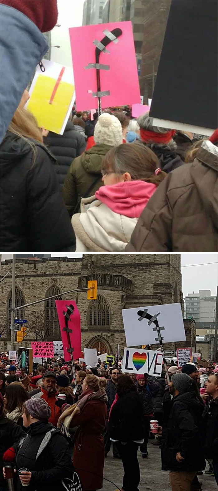 A Sign You're Marching In Canada