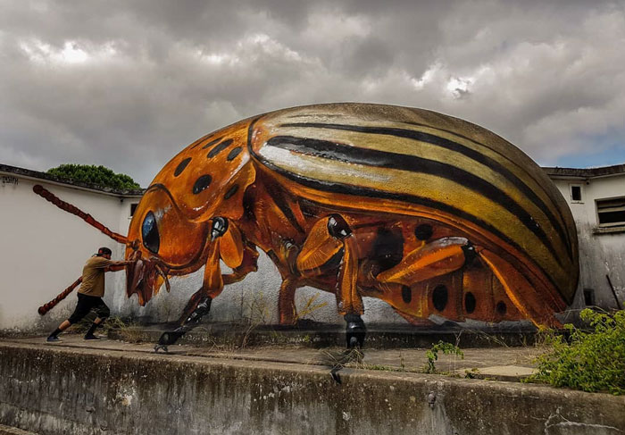 16 Increíbles obras 3D de arte urbano creadas por Odeith