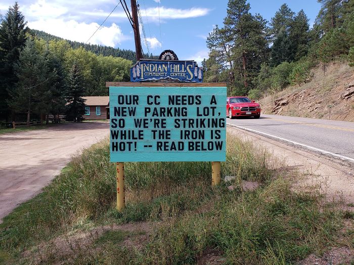 Someone In Colorado Is Putting The Funniest Signs Ever, And The Puns ...