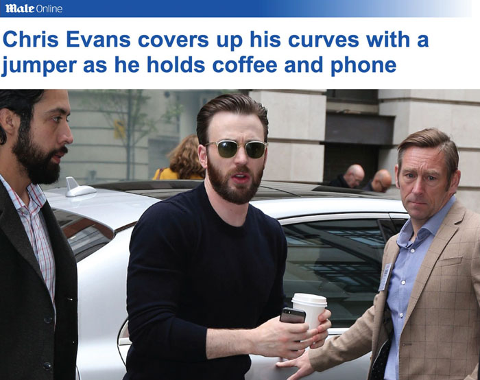 This Account Shows How Tabloids Objectify Women Celebs By Giving The Same Captions For Men (11 Pics)