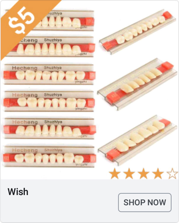 What Is This? Why Is This? Are They Fake Teeth? Don't Those Need To Be Custom Fitted?