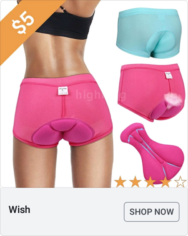 I Thought These Were Cushioned Undergarments For Bike Riding At First. But Then I Noticed The Puff Coming Off Of One. Are These Anti Smelly Farts? Why Is There So Much Cushioning?