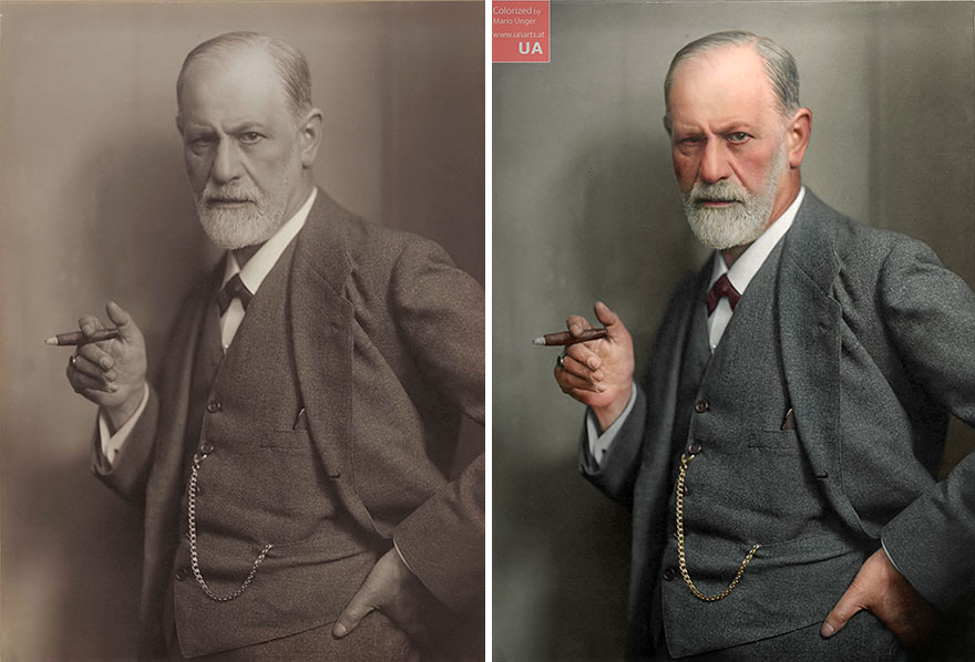 Sigmund Freud By Max Halberstadt,1920