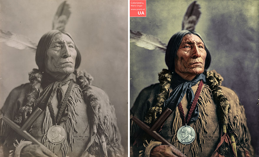 Wolf Robe, Cheyenne Indian Chief, 1904