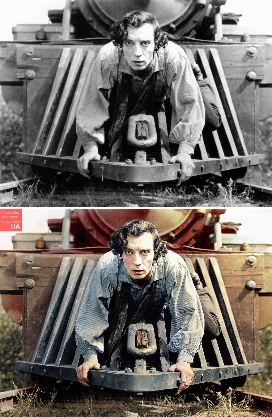 Buster Keaton In "The General", 1926
