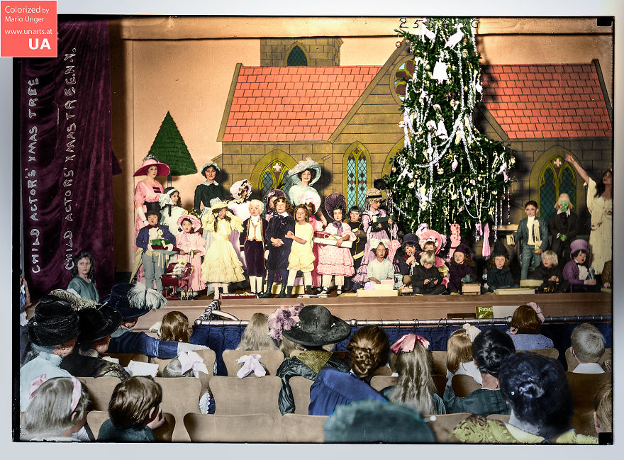 Child Actors' Christmas Play, NY, 1912
