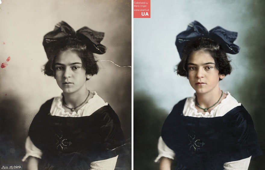 An Eleven-Year-Old Frida Kahlo By Guillermo Kahlo, June 15, 1919