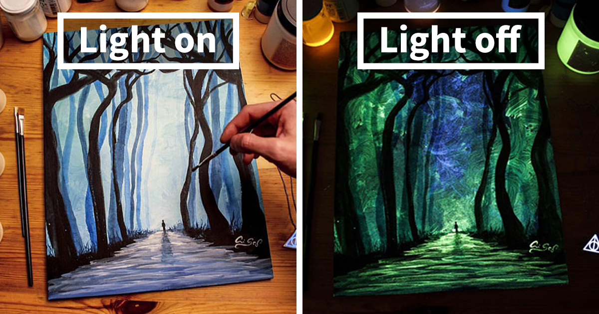 36 Paintings By Crisco Art That Come To Life In The Dark