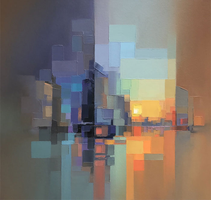 Artist Creates Modern Landscapes In His Unique Abstract Style (13 Pics)