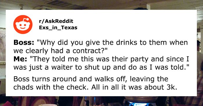 Two Pretentious Guys Think They’re Better Than The Waiter, Boss Makes Them Pay The 3k Dollar Bill