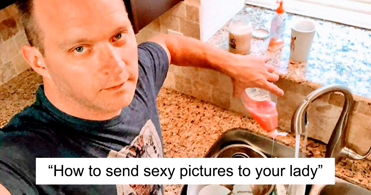 Guy Poses For Hilarious 'Sexy' Shots For His Lady And It Goes Viral | Bored  Panda