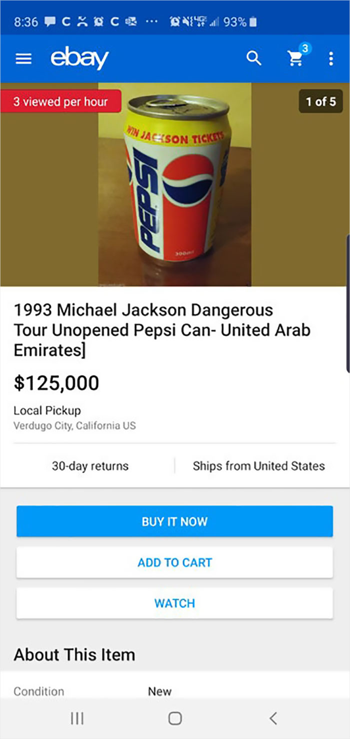 It's Just A Can Of Pepsi.