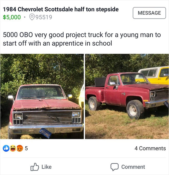 Ran Into One In The Wild. 5k For Rusted Truck