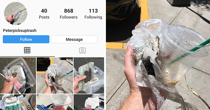 This Guy Posts Trash He Picks Up And It’s The Only Instagram Worth Following
