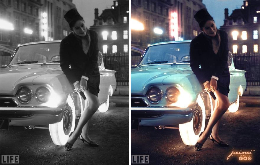 Illuminated Tires Developed By Goodyear In 1961