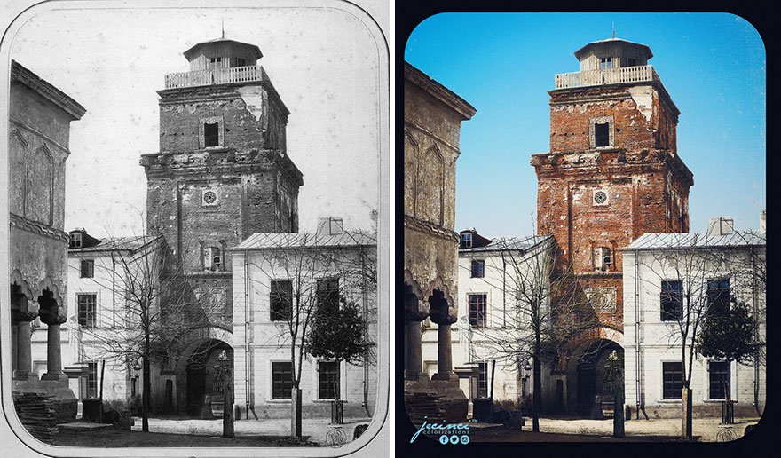 Coltei Tower, Bucharest, Romania, 1867