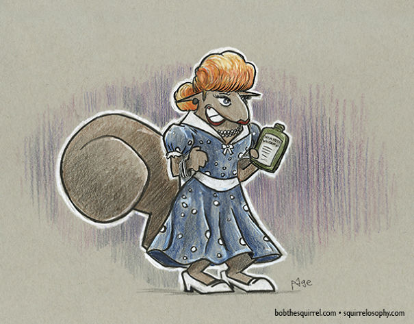 Famous Historical Figures Re-Imagined In Squirrel Form