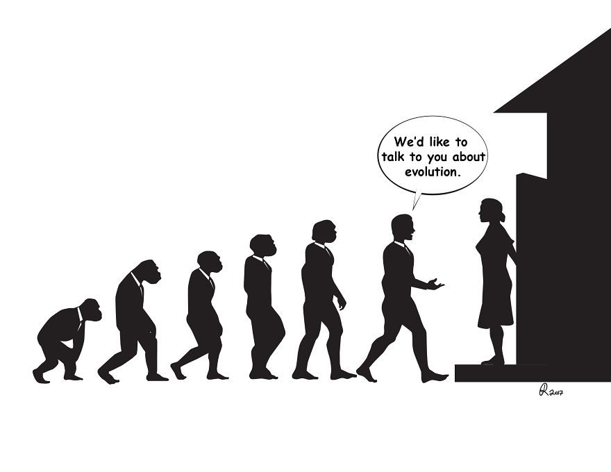 Still Don’t Believe In Evolution?! These Cartoons Take It To The Next Step.