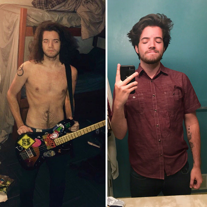 In October 2016, I Had Dropped Down To 158 Lbs Due To Drug And Alcohol Addiction. 4 Months Later I Entered A Rehab Facility And Gained Roughly 30 Lbs Within 1-2 Months