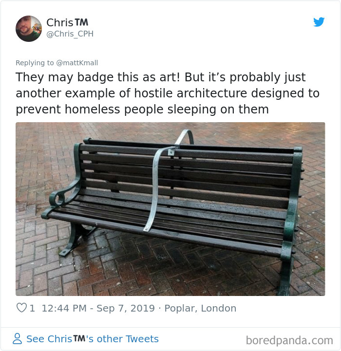Anti-Homeless Architecture