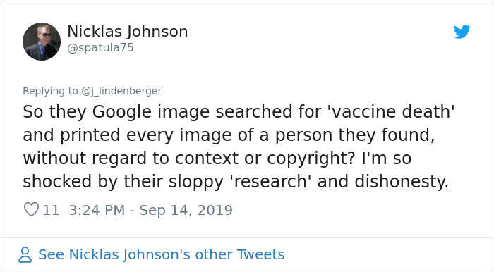 Man Sees Picture Of Himself At Anti-Vaxx Vigil For The ‘Dead’, Makes Fun Of It On Twitter