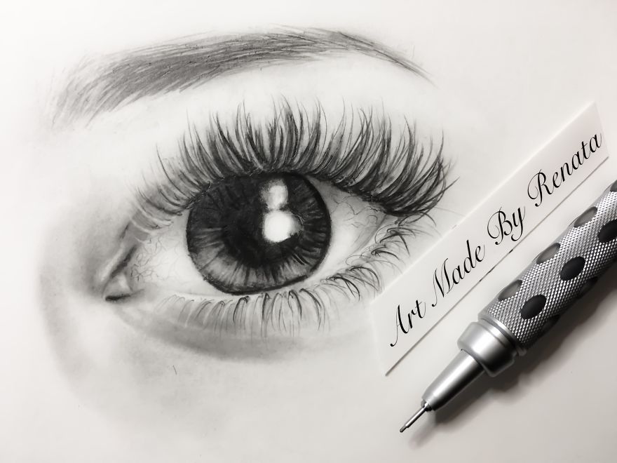 My Eye Drawings - Close Up Details