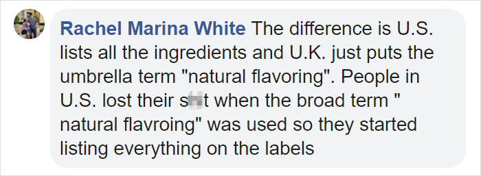 This Woman Wrote Down Lists Of Ingredients Of US And UK Products, And The Difference Is Disturbing