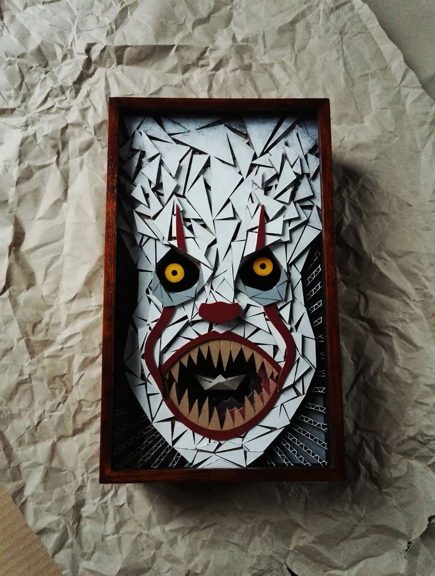 Stephen King`s "It" Shadowbox