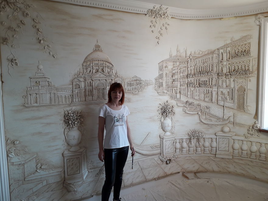 The Landscapes Of Venice And The Picturesque Landscapes On The Walls
created Lyudmyla Krupiak.