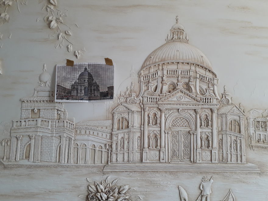 The Landscapes Of Venice And The Picturesque Landscapes On The Walls
created Lyudmyla Krupiak.