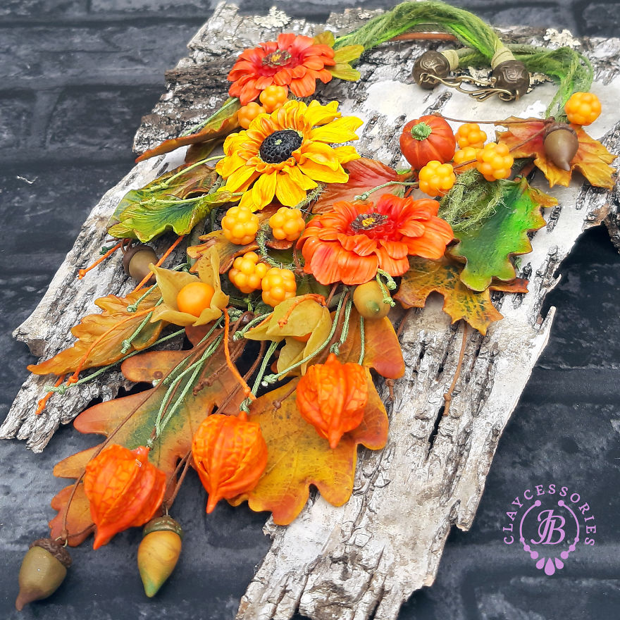 "Autumn On The Way" Jewellery Collection From Polymer Clay!