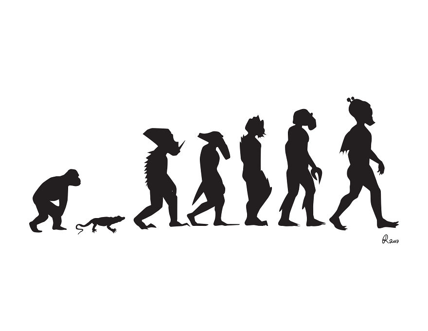 Still Don’t Believe In Evolution?! These Cartoons Take It To The Next Step.
