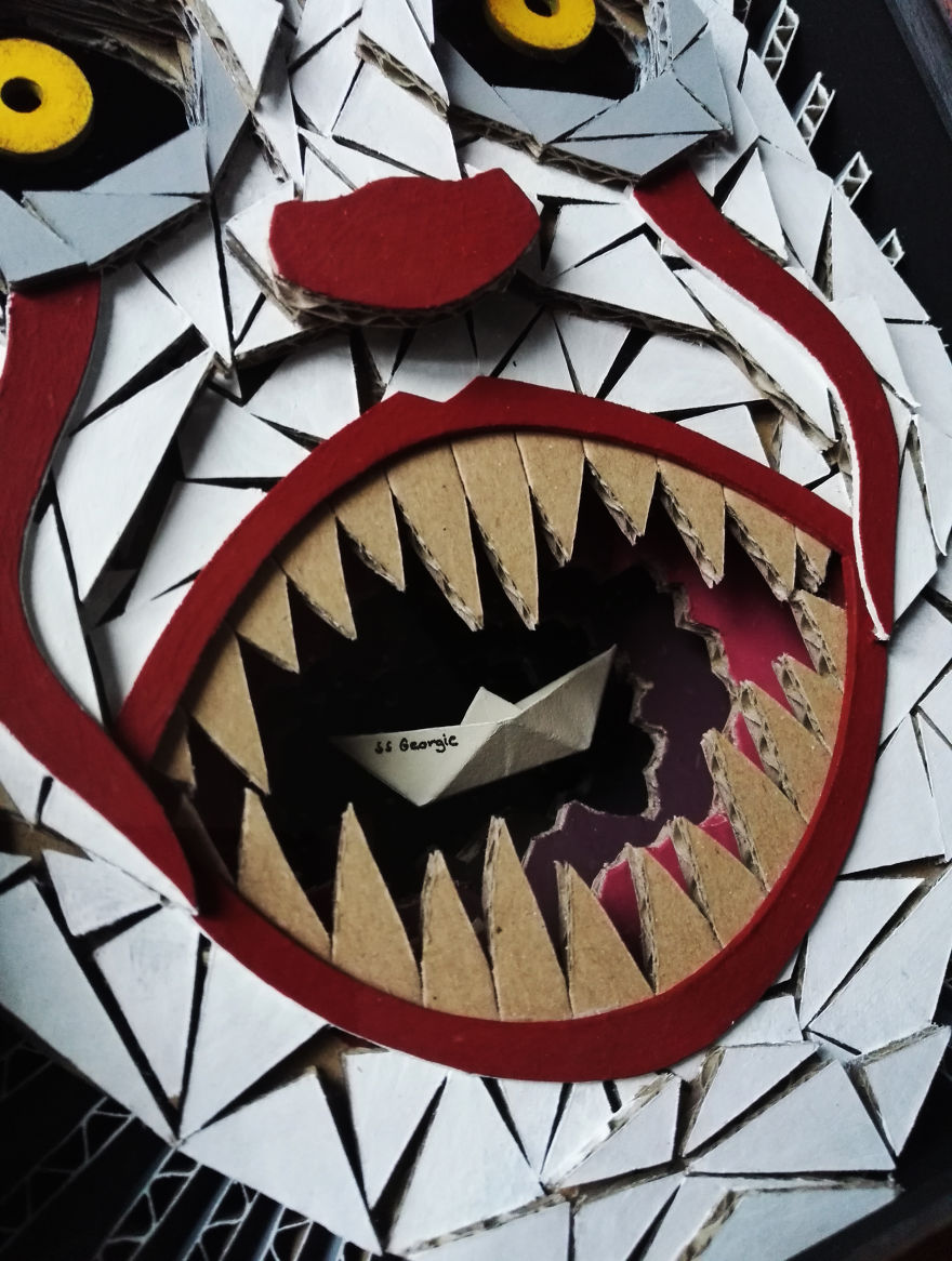 Stephen King`s "It" Shadowbox
