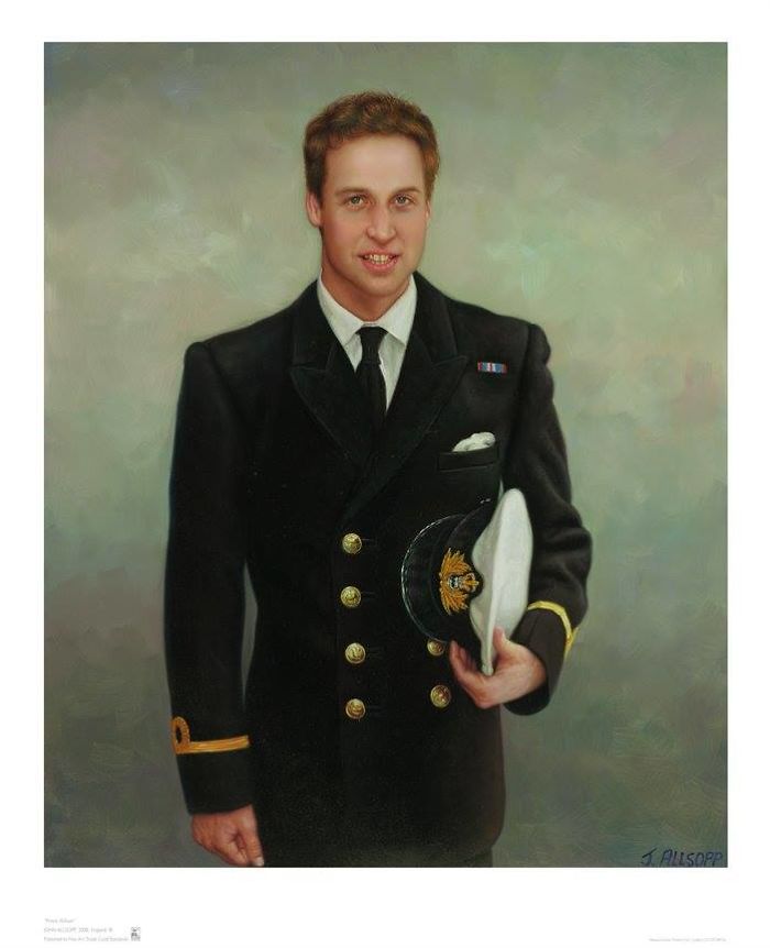 Prince William Oil Portrait
