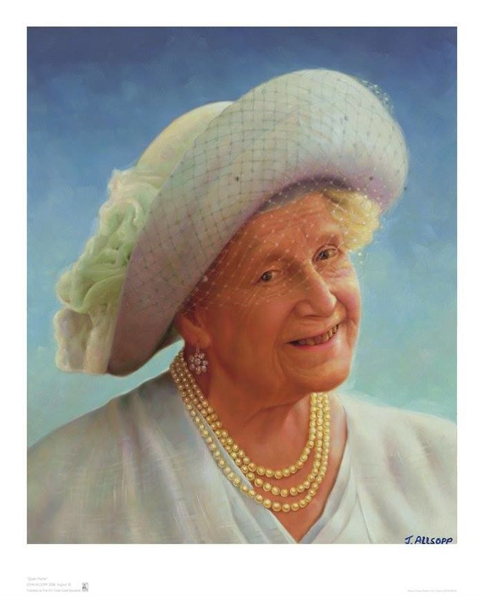 Queen Mother Oil Portrait Queen Mother Oil Portrait